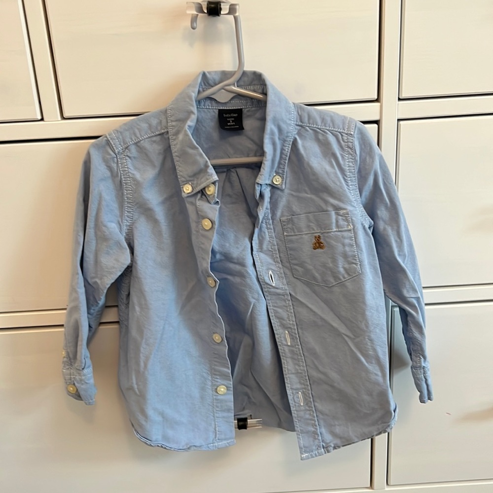Gap, babyGap oxford, button down shirt, size 3 (3T)